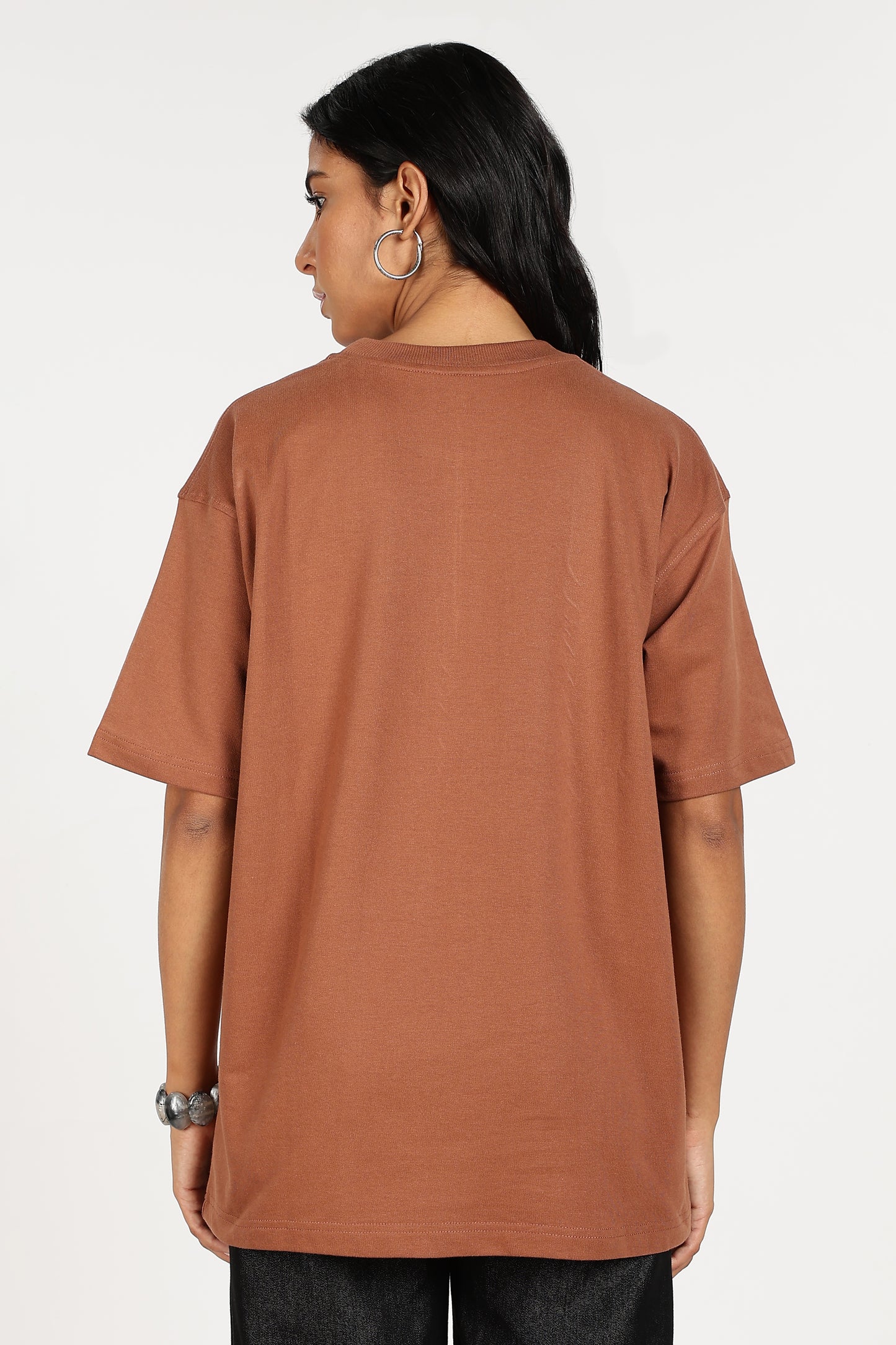 CHOCOLATE SCENTED SOLID BROWN T-SHIRT