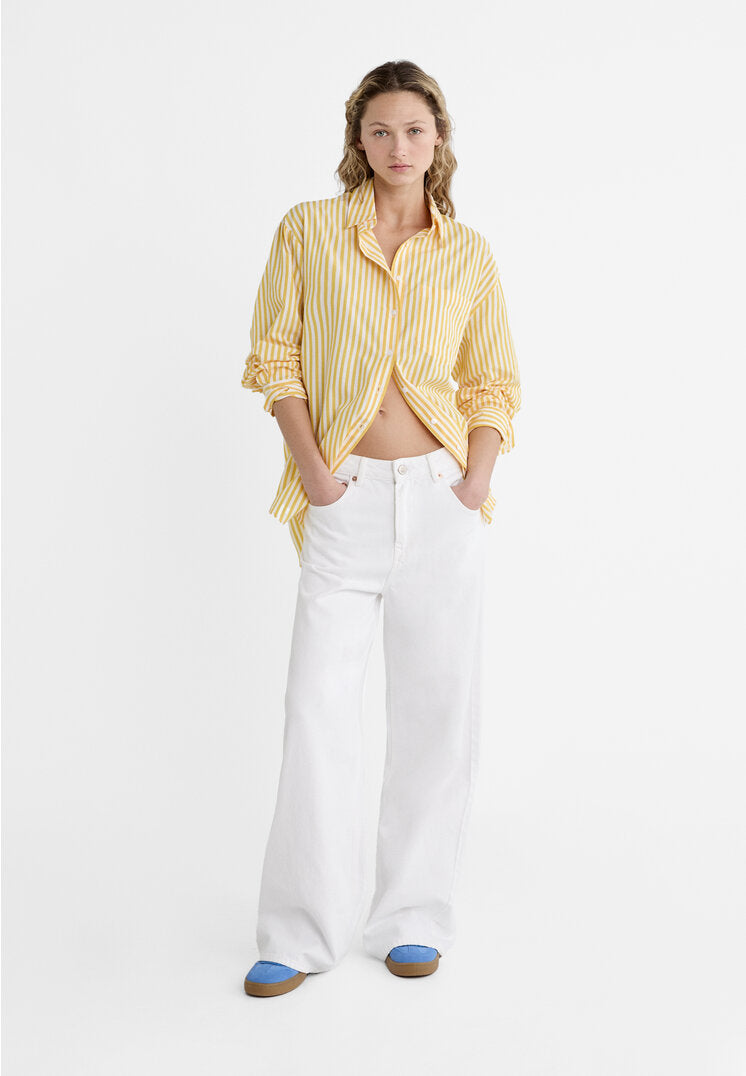 Stripe Yellow Shirt