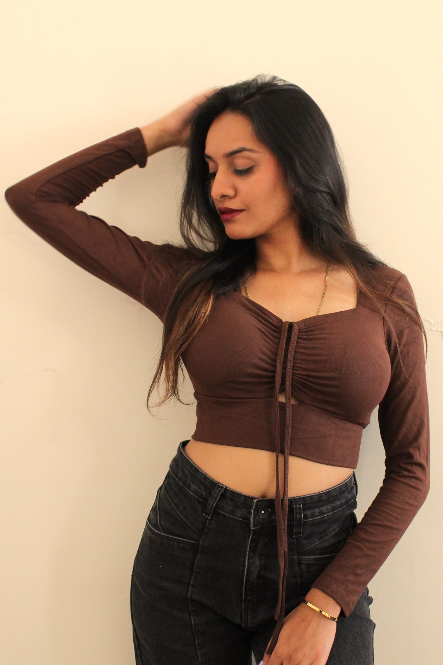 Frt Knot Tiered Top