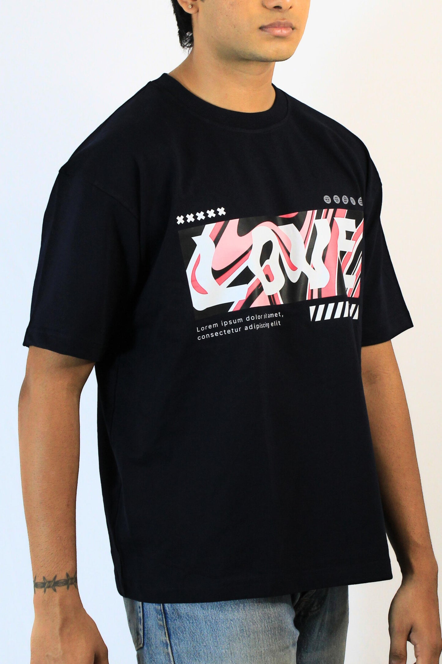 Love Graphic Print