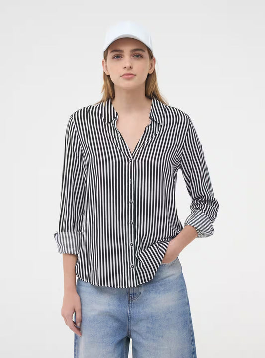 Stripe Black Shirt
